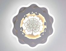 Светильник светодиодный Мелодия Света Цветок 6074-36W 220В 36Вт Белый картинка 